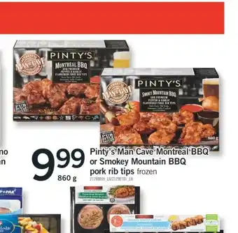 Fortinos Pinty's Man Cave Montreal BBQ offer