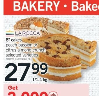 Fortinos 8' Cakes offer