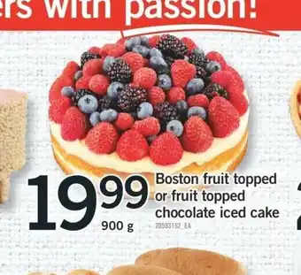 Fortinos Boston Fruit Topped offer