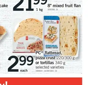 Fortinos Flatbread, Pizza Crust offer