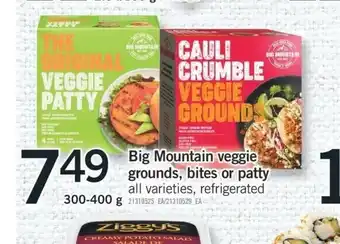 Fortinos Big Mountain Veggie Grounds offer