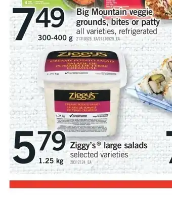 Fortinos Ziggy's Large Salads offer