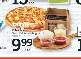 Fortinos Pizza Kit offer