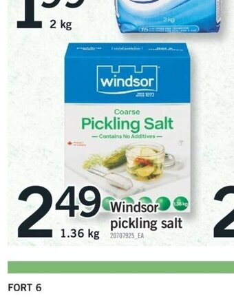 Fortinos Windsor Pickling Salt offer
