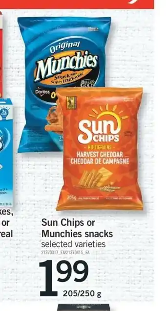 Fortinos Sun Chips offer