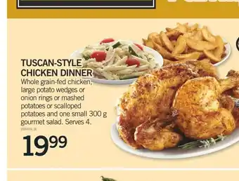 Fortinos Tuscan-Style Chicken Dinner offer