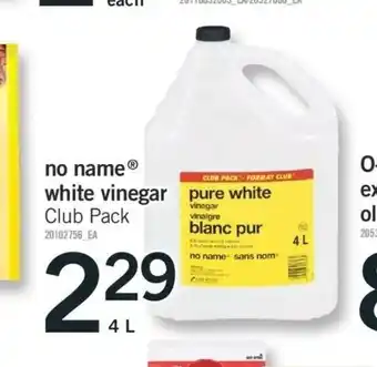 Fortinos White Vinegat offer