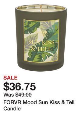 Sephora Forvr mood sun kiss & tell candle offer