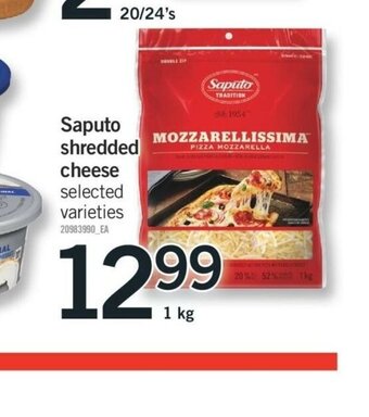 Fortinos Saputo Shredded Cheese offer