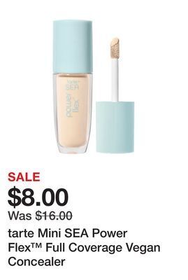 Sephora Tarte mini sea power flex™ full coverage vegan concealer offer