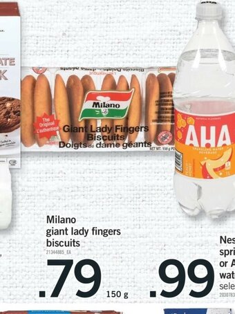 Fortinos Milano Giant Lady Finger Biscuits offer