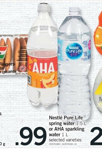 Fortinos Nestle Pure Life Spring Water offer