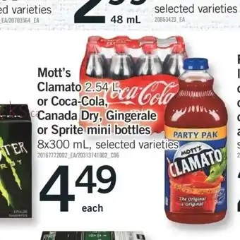 Fortinos Mott's Clamato offer