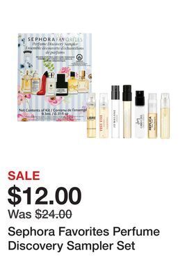 Sephora Sephora favorites perfume discovery sampler set offer