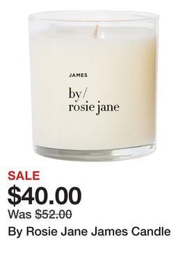 Sephora By rosie jane james candle offer