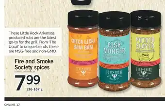 Fortinos Fire And Smoke Society Spices offer