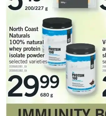 Fortinos North Coast Naturals offer