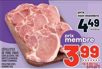 Metro CÔTELETTES DE PORC FRAIS offer