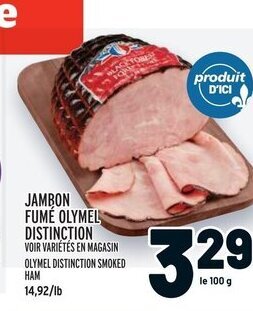 Metro JAMBON FUMÉ OLYMEL DISTINCTION offer