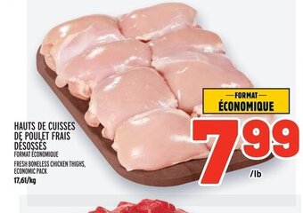 Metro HAUTS DE CUISSES DE POULET FRAIS DESOSSÉS offer
