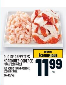 Metro DUO DE CREVETTES NORDIQUES-GOBERGE offer