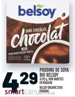 Metro POUDING DE SOYA BIO BELSOY 4/125 g. offer