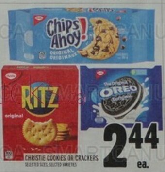 Metro CHRISTIE COOKIES OR CRACKERS offer