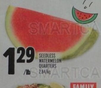 Metro SEEDLESS WATERMELON QUARTERS offer