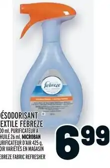 Metro DÉSODORISANT TEXTILE FEBREZE 800 ml, offer