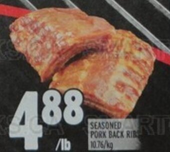 Metro SEASONED PORK BACK RIBS offer