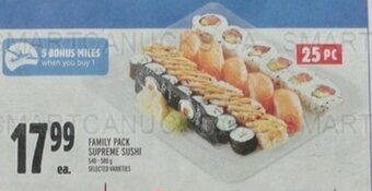 Metro FAMILY PACK SUPREME SUSHI offer