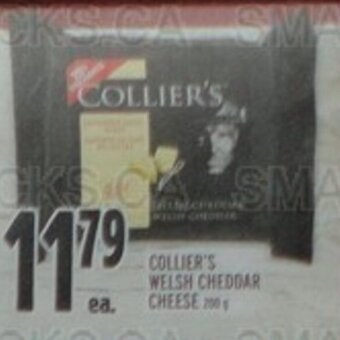 Metro COLLIER'S WELSH CHEDDAR CHEESE offer
