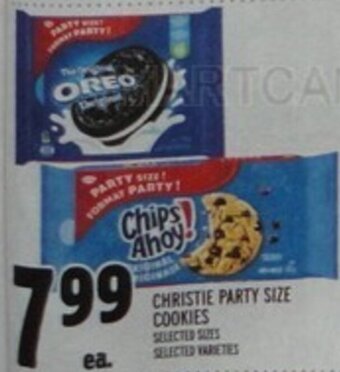 Metro CHRISTIE PARTY SIZE COOKIES offer