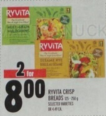 Metro RYVITA CRISP BREADS offer