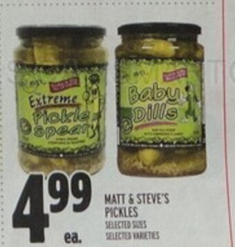 Metro MATT & STEVE'S PICKLES offer