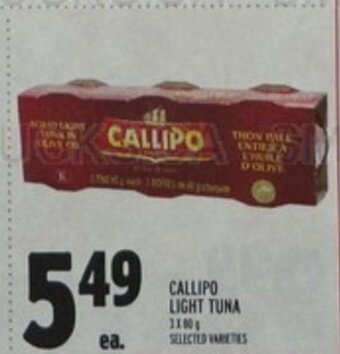 Metro CALLIPO LIGHT TUNA offer