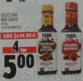 Metro SELECTION BBQ SAUCE offer