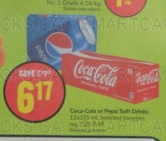 FreshCo Coca-Cola or Pepsi Soft Drinks offer