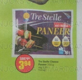 FreshCo Tre Stelle Cheese Paneer 350 g offer