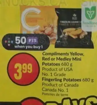 FreshCo Compliments Yellow, Red or Medley Mini Potatoes offer