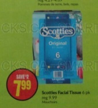 FreshCo Scotties Facial Tissue offer