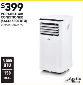 Lowe's Arctic king portable air conditioner (sacc: 5300 btu) offer