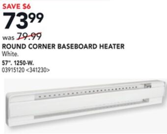 Lowe's Stelpro round corner baseboard heater 57 offer