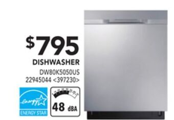 Lowe's Samsung dishwasher offer