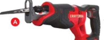 Lowe's Craftsman cordless reciprocating saw offer