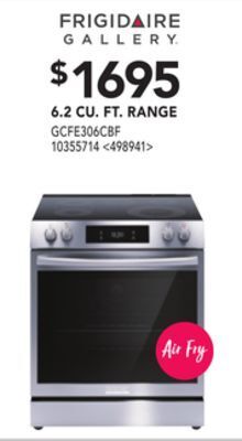 Lowe's Frigidaire 6.2 cu. ft range offer