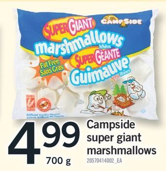 Fortinos Campside super giant marshmallows, 700 g offer