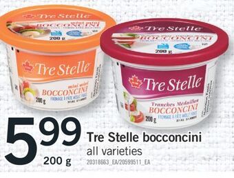 Fortinos Tre stelle bocconcini, 200 g offer