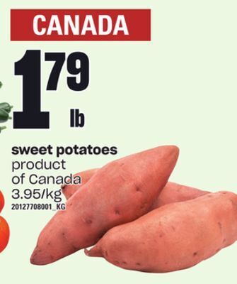 Loblaws Sweet potatoes offer