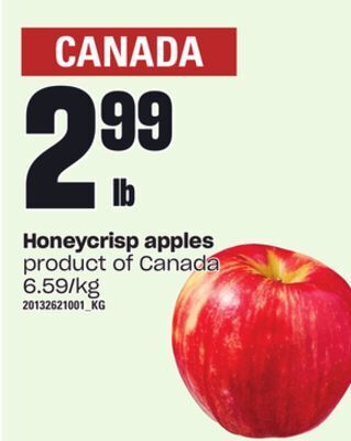 Loblaws Honeycrisp apples offer